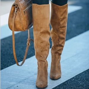 COPY - Faux Suede Boot. NEVER WORN!